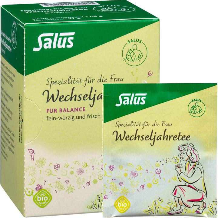 Actual product image Salus Menopause Tea Herbal Blend, 15 pcs. Filter bag (27 g)