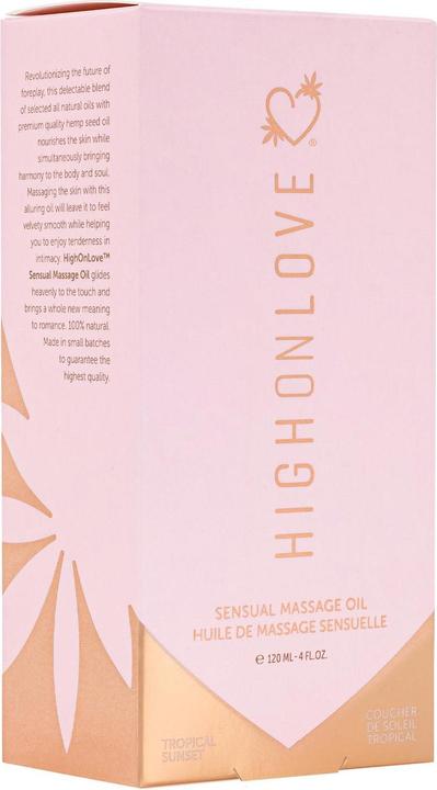 Actual product image High on Love Sensual Massage Oil Tropical Sunset (120 ml)