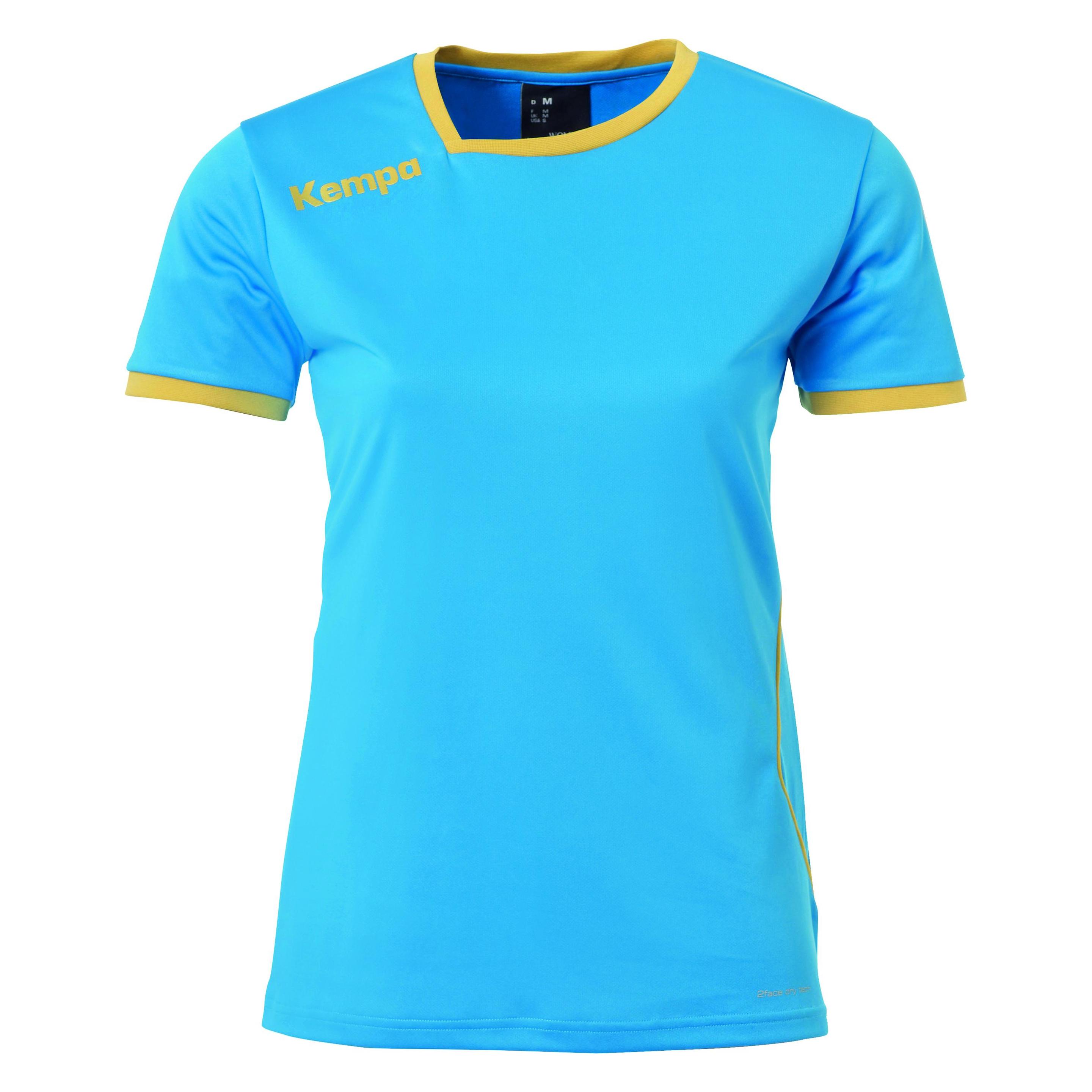 Kempa, Unisex, Sportshirt, Curve Trikot Women (Xl), Blau, Xl