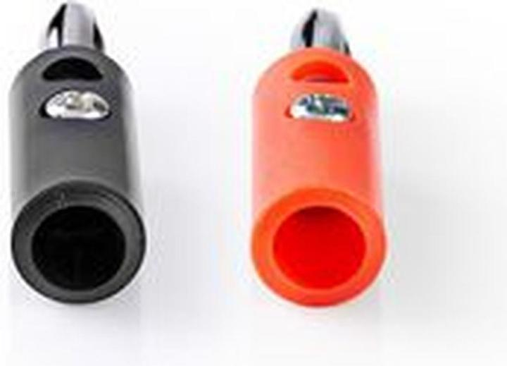 Produktbild Nedis Bananestecker | gerade | Stecker | Vernickelt | Schraube | Kabeleingangsdurchmesser: 4.5 mm |