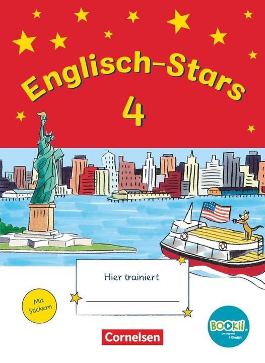 Immagine prodotto English stars 4th grade. TING edition. Exercise book with solutions (Inglese, Britta Schöpe, Irene Reindl, Katrin Schmidt, 2013)