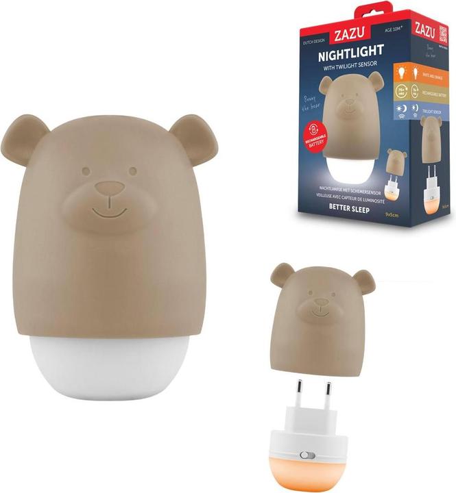 Actual product image ZaZu Benny the Bear Taupe