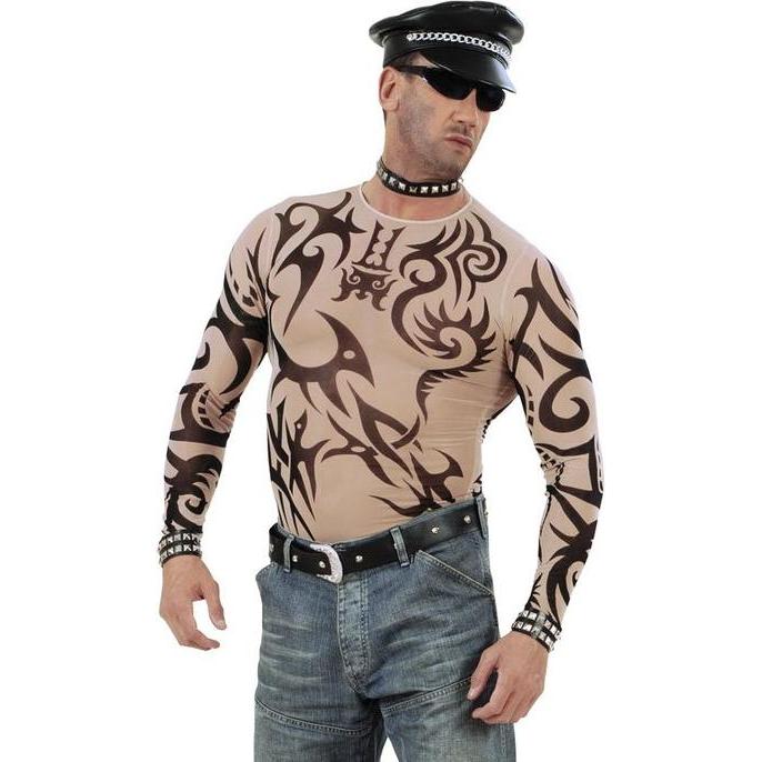 Thumbnail - Widmann Tattooshirt - Tribals (M, L)