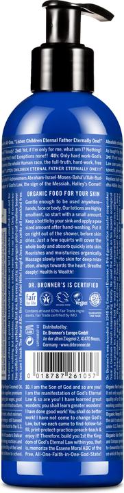 Immagine prodotto Dr. Bronner's Lozione corpo biologica alla menta piperita 240 ml (Lozione corpo, 240 ml)