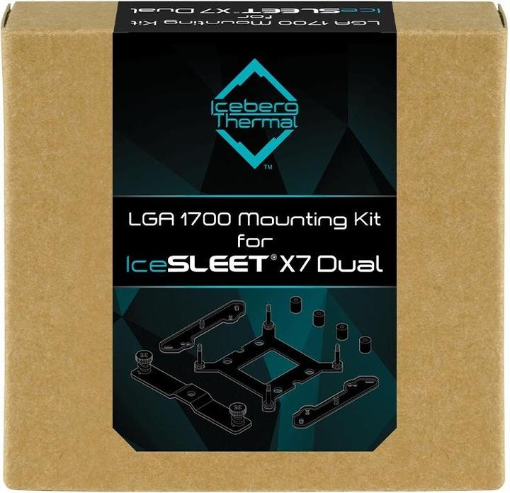 Actual product image Iceberg Thermal LGA 1700 Kit IceSLEET x7 Dual