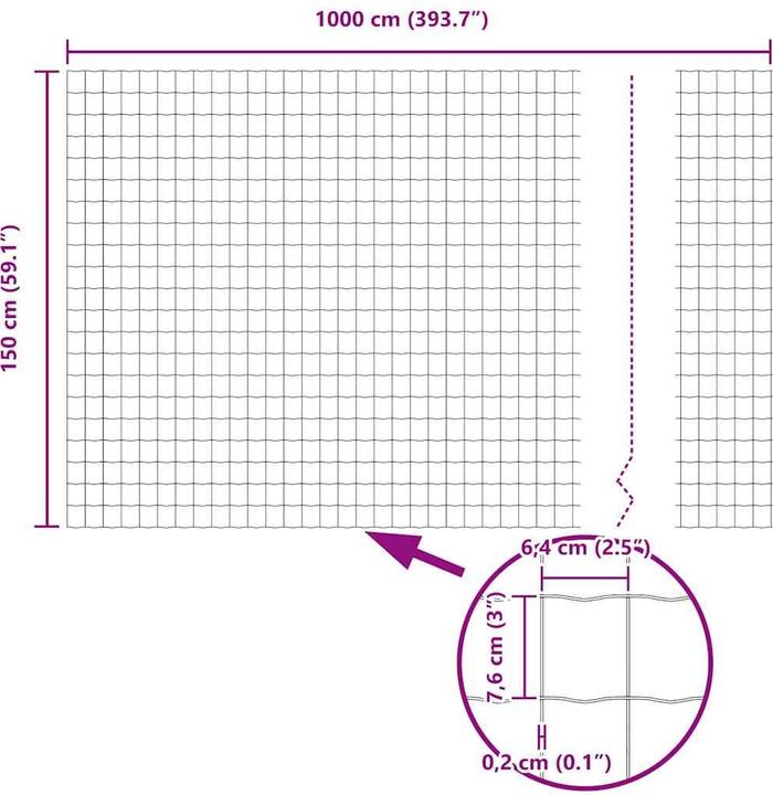 Produktbild vidaXL Eurozaun