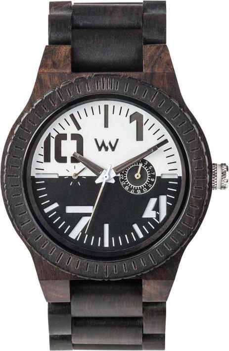 Produktbild Wewood Oblivio Schwarz/Weiss Horloge 70332310 (46 mm)