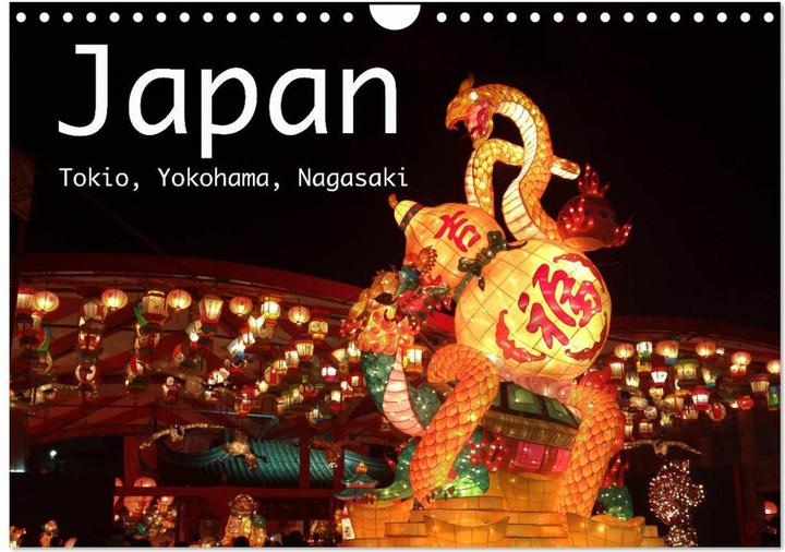 Immagine prodotto Japan - Tokio, Yokohama, Nagasaki (Wandkalender 2025 DIN A4 quer), Monatskalender (A4)