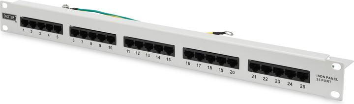 Produktbild Digitus 19 Zoll CAT 3 ISDN Panel 25 Port