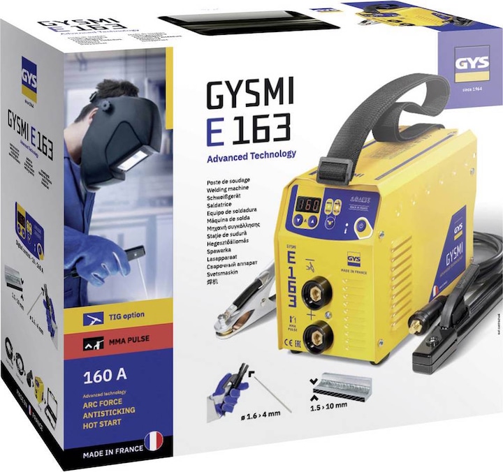 Actual product image GYS E-hand welding inverter
