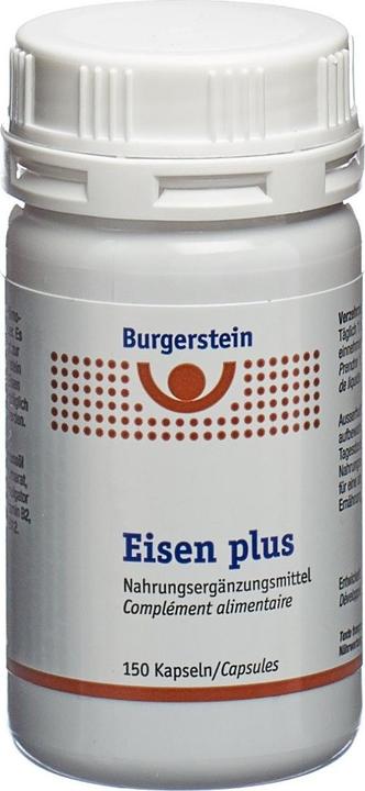 Actual product image Burgerstein Iron plus (150 pcs., Capsules, 70 g)