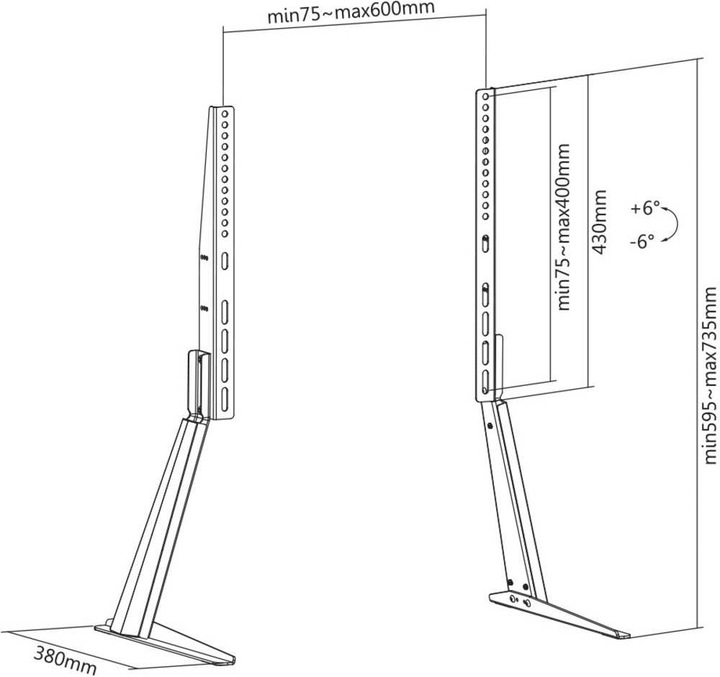 Actual product image myWall HP 39 L (65", 40 kg)