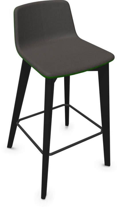Dark grey, Black, Light green melange, Ash stained black