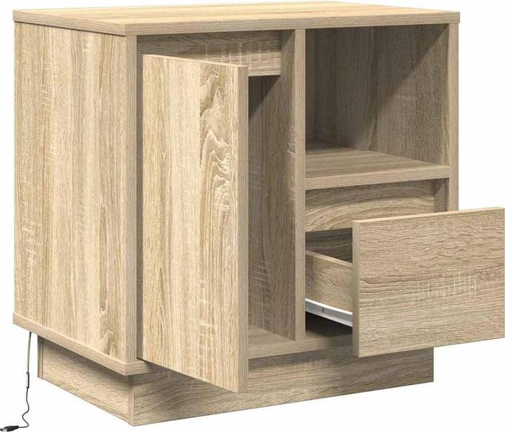 Actual product image vidaXL Bedside table (50 x 34.5 x 50 cm)