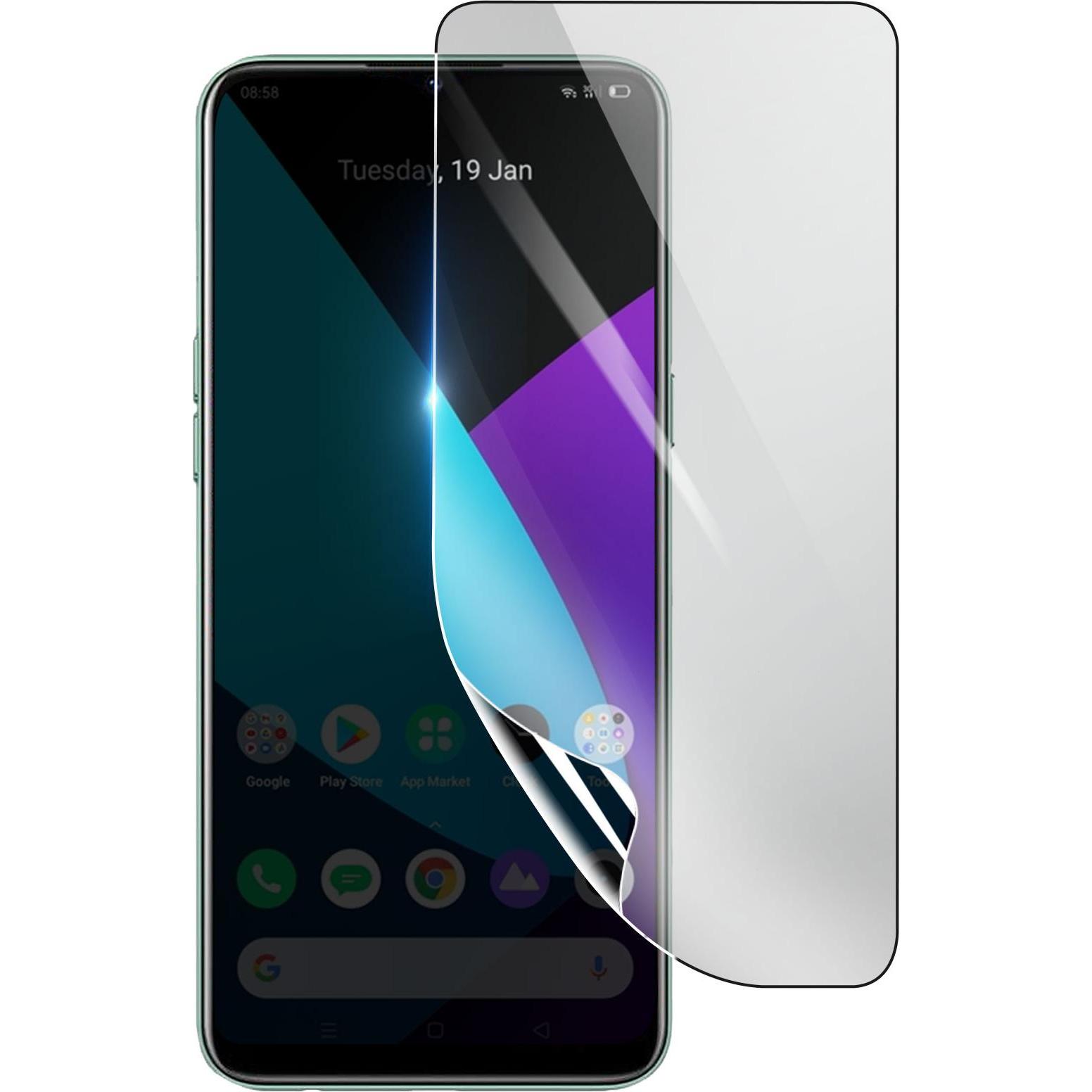 3MK Hydrogel Bildschirmfolie für Realme 6i (1 Stück, Realme 6i), Smartphone Schutzfolie, Transparent
