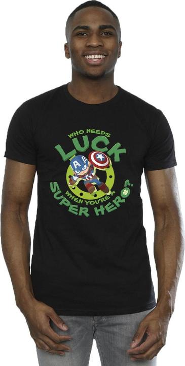 Immagine prodotto St Patrick's Day Captain America Luck Maglietta Uomo (L)