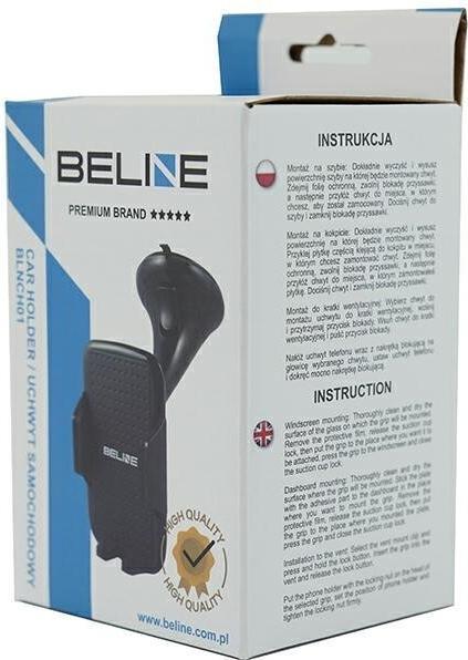 Produktbild Beline uchwyt samochodowy BLNCH01 3w1 kratkakokpitszyba 3in1 air ventdashboardwi