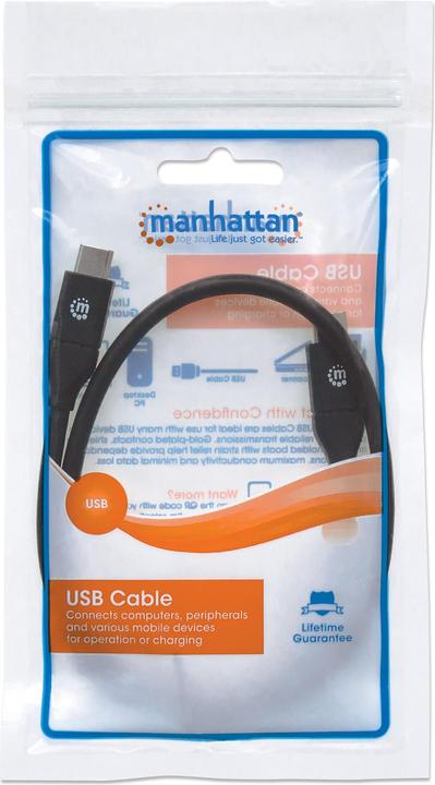 Immagine prodotto Manhattan USB-C - USB-C (0.50 m, USB 3.2 Gen 2, 15 W)