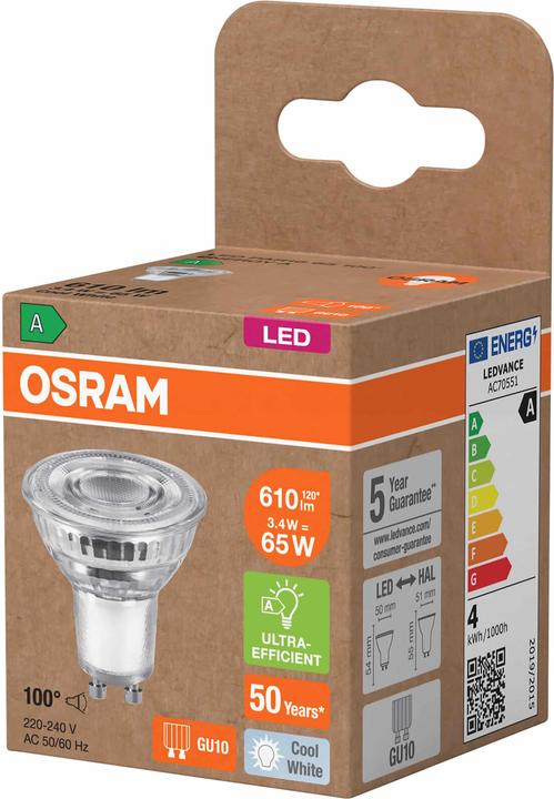 Actual product image Osram Reflector lamp (GU10, 610 lm, 1 x)