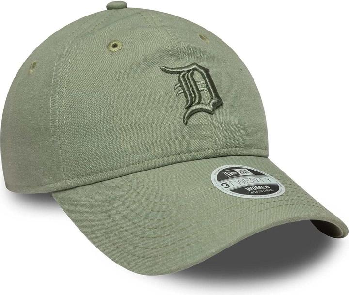 Actual product image New Era 9Twenty Damen Cap - Leinen Detroit Tigers Oliv