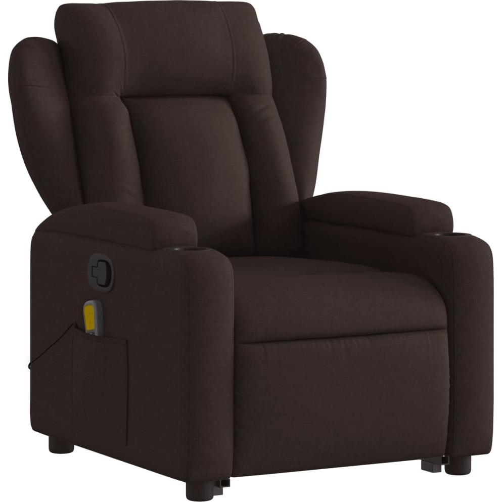 VidaXL, Massageliege + Massagesessel, Massagesessel mit Aufstehhilfe Stoff