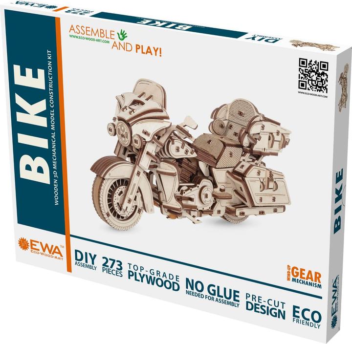 Immagine prodotto Eco Wood Art Kit modello in legno 3D - Moto Cruiser