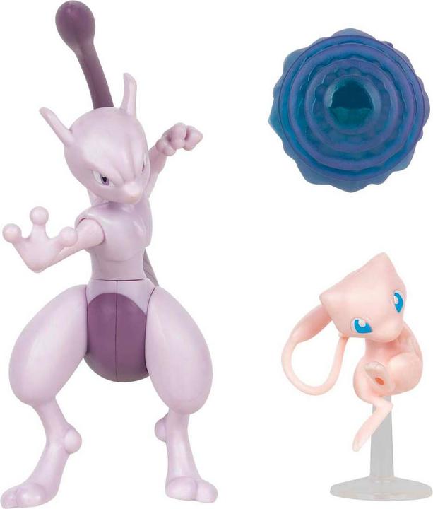 Image du produit Jazwares Set de figurines de combat Pokémon - Mewtwo et Mew
