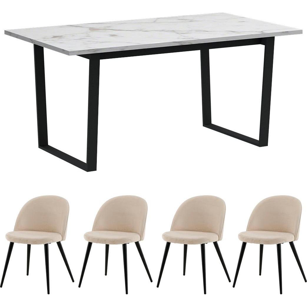 Thumbnail - Ebuy24, Esstisch, Essgruppe Tilst (5-teilig)
