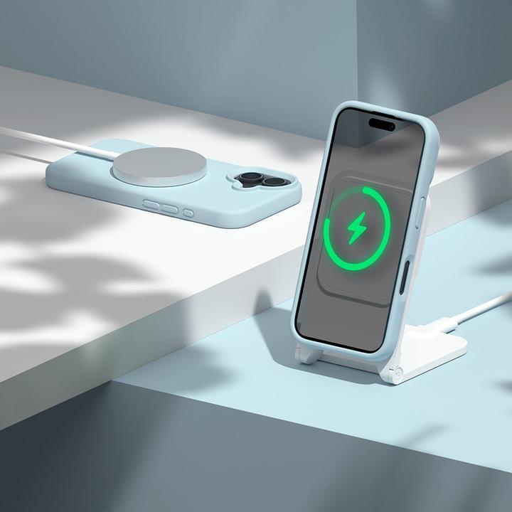 Produktbild Etteri NakÅ‚adka Silicone Mag case for iPhone 17 light blue (Apple iPhone 17)
