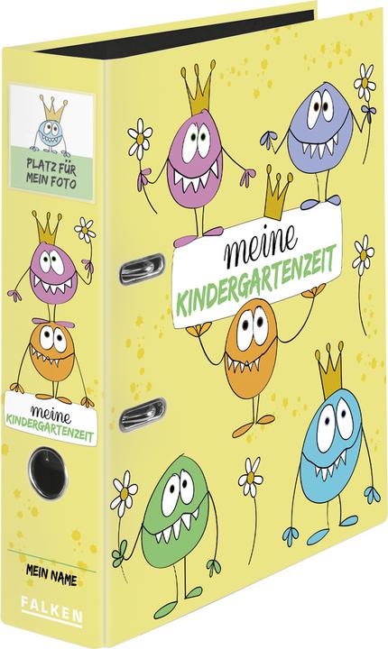 Produktbild Falken Monster Motivordner 8,0 cm DIN A4 (A4, 80 mm, 10 Stück)