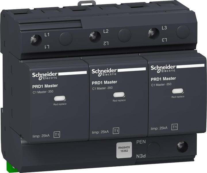 Produktbild Schneider Electric Blitzstromableiter Typ1 PRD1 Master 3p