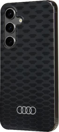 Actual product image Audi IML Stitching Pattern MagSafe Case S921 czarny/black hardcase AU-IMLM-Q5/D3-BK (Samsung Galaxy S24)