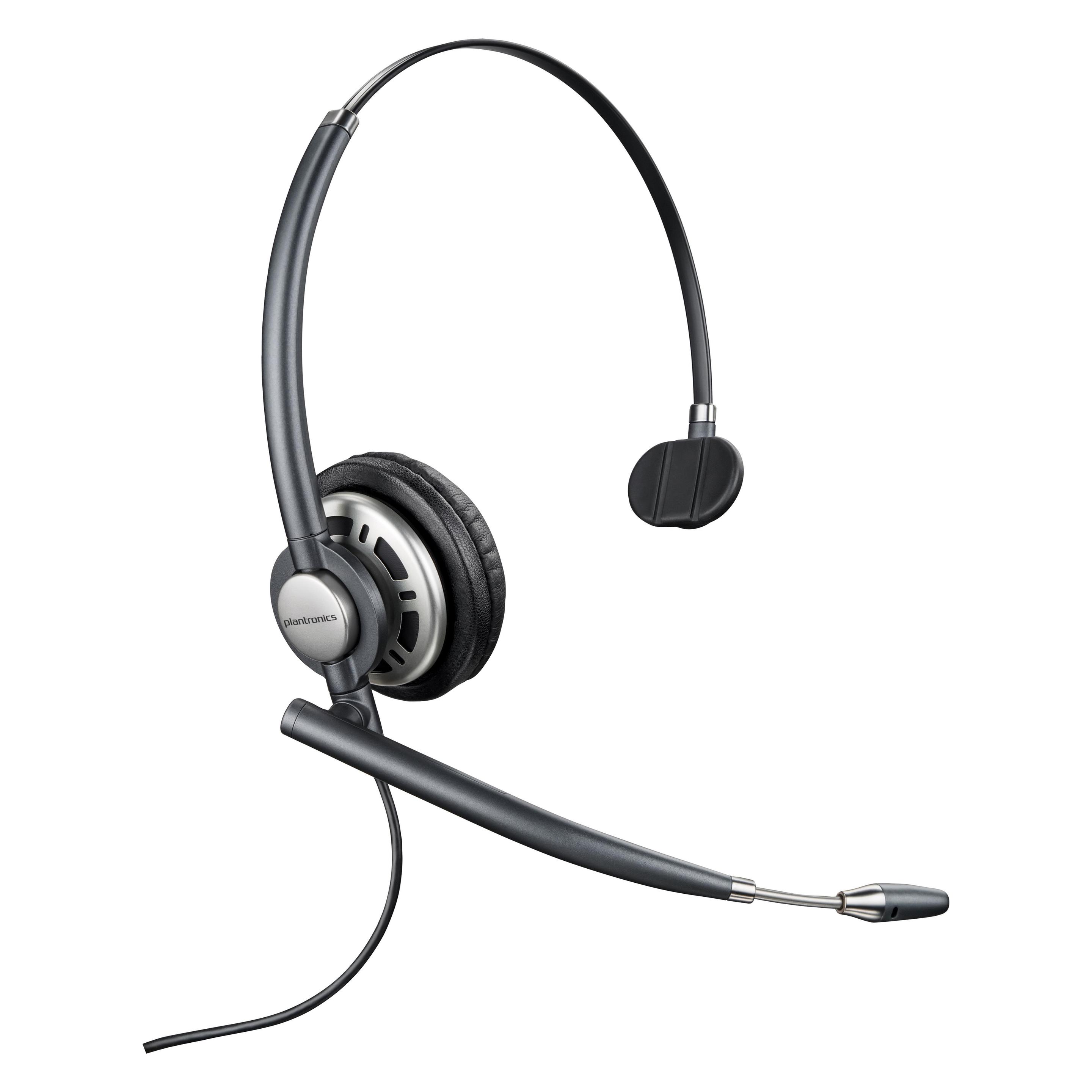 HP Poly Encorepro Hw710 Single Ear (Kabelgebunden, USB-A), Office Headset, Schwarz