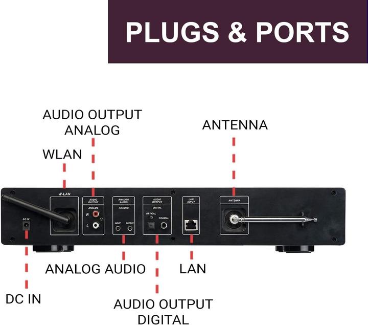 Produktbild Xoro HFT 440 (DAB+, FM, Bluetooth, WLAN)