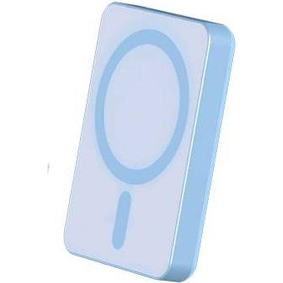 Force Power 5000mAh MagSafe Powerbank (5000 mAh, 15 W), Powerbank, Blau