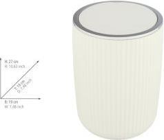 Actual product image Wenko Swing lid bucket Agropoli (5.50 l)