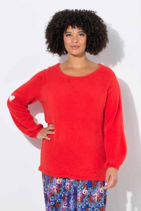 Produktbild Angel of Style Pullover, Straight Fit, Fancystrick, Ballonärmel (60)
