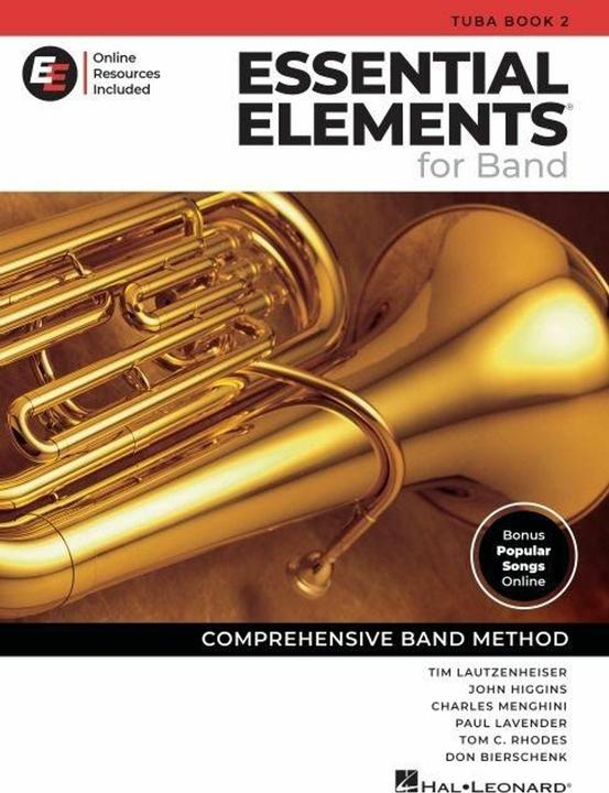Produktbild Essential Elements for Band - Tuba Book 2 with Eei (Englisch, Charles Menghini, John Higgins, Paul Lavender, Tim Lautzenheiser, Tom C Rhodes, 2025)