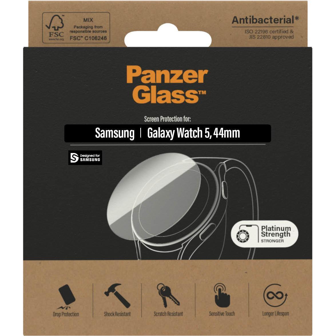 PanzerGlass Displayschutz, Smartwatch Schutzfolie, Transparent