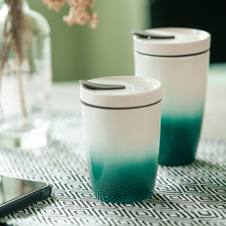 Immagine prodotto Like. by Villeroy & Boch Tazza Green Coffee To Go (350 ml, 1 x)