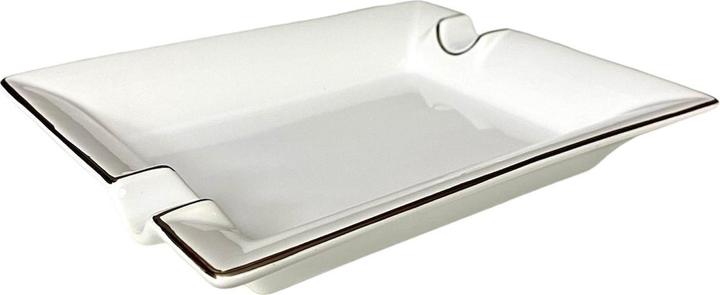 Image du produit Cigar Ashtray blanc/argent quadratique