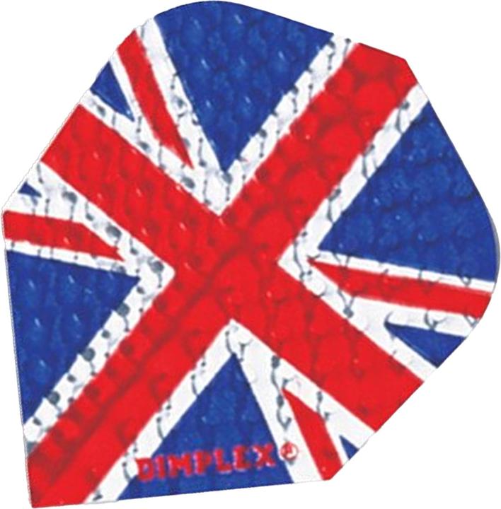 Actual product image Harrows Dart Flights Dimplex Square Union Jack
