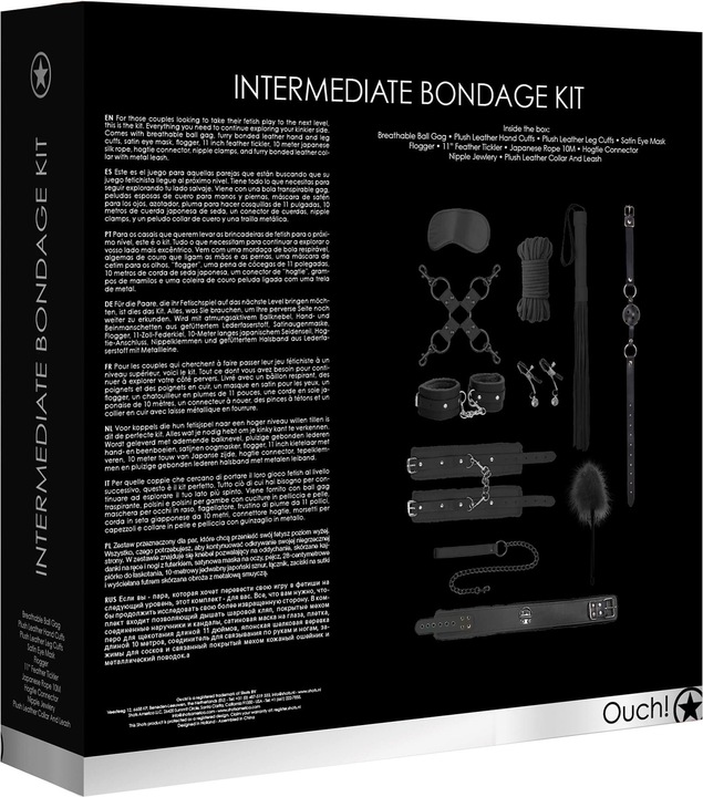 Actual product image Ouch! Intermediate Bondage Kit