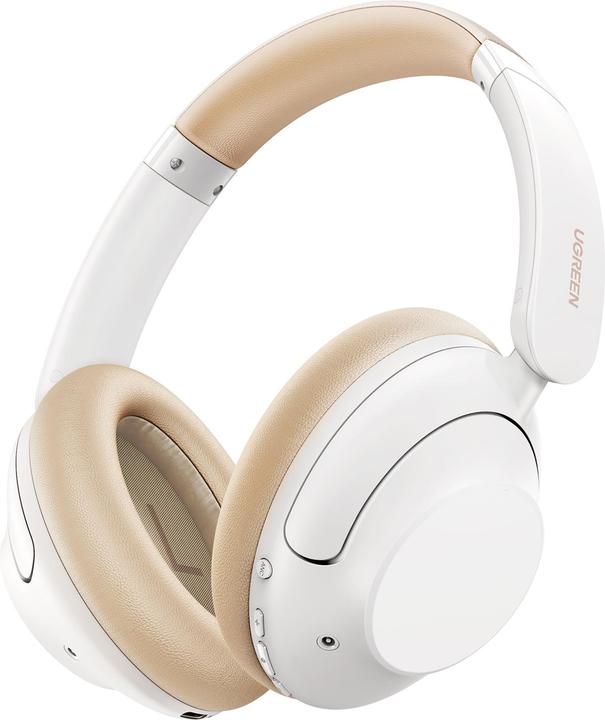 Image du produit Ugreen Sluchawki Sluchawki bezprzewodowe HP202 HiTune Max5 Hybrid ANC (biale) (90 h, Filaire)