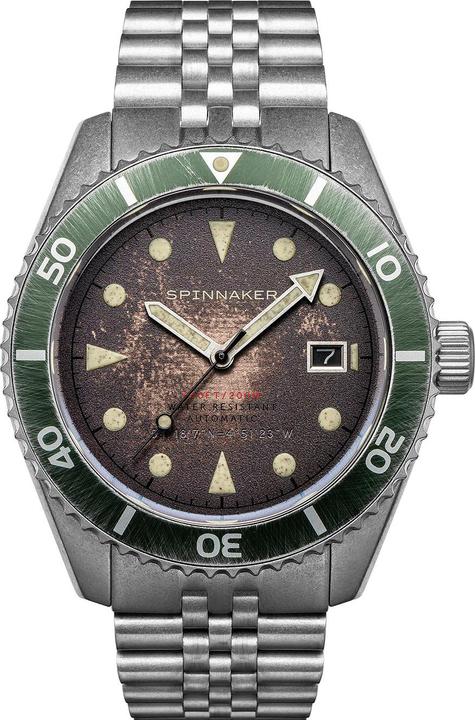 Immagine prodotto Spinnaker SP-5089-22 Wreck Automatic 44mm 20ATM (Orologio sub, 44 mm)