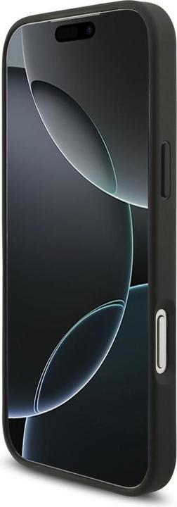 Actual product image Mercedes Case AMG Leather Debossed Lines Logo for iPhone 17 Pro Max black (Apple iPhone 17 Pro Max)