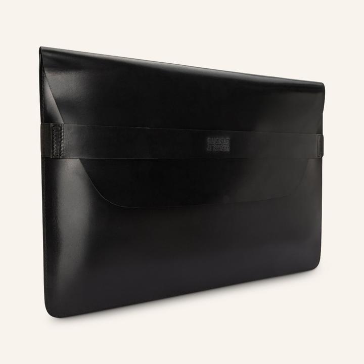 Actual product image Buckle & Seam Leather Laptop Sleeve Terra (15")
