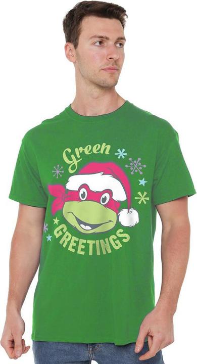 Produktbild Teenage Mutant NT Green Greetings For Christmas TShirt (3XL)
