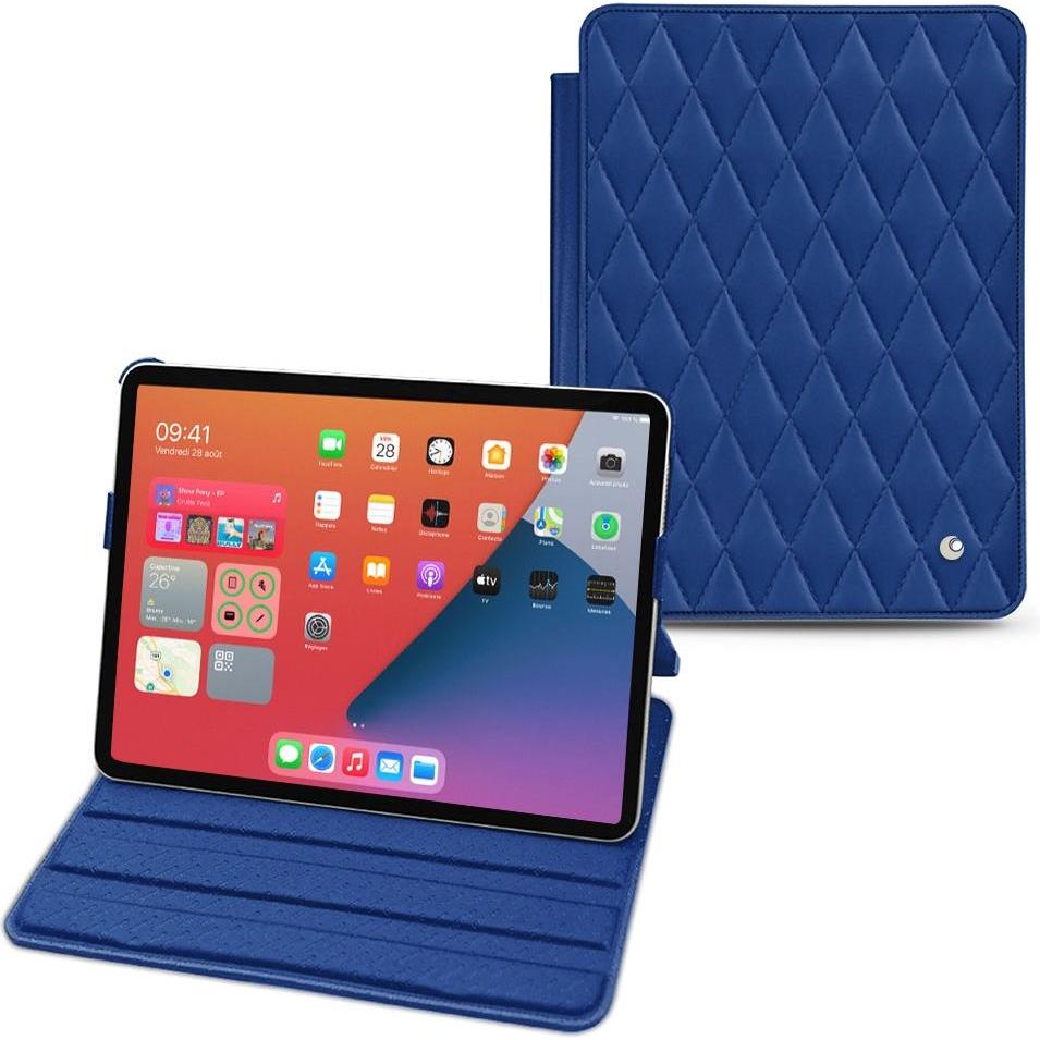 Noreve Lederschutzhülle horizontal (iPad mini 6), Tablet Hülle, Blau