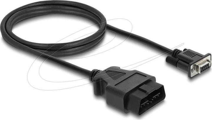 Image du produit Delock Adapterkabel OBD-2 Stecker auf Sub-D 9 Pin Buchse mit Schrauben 1,15 m